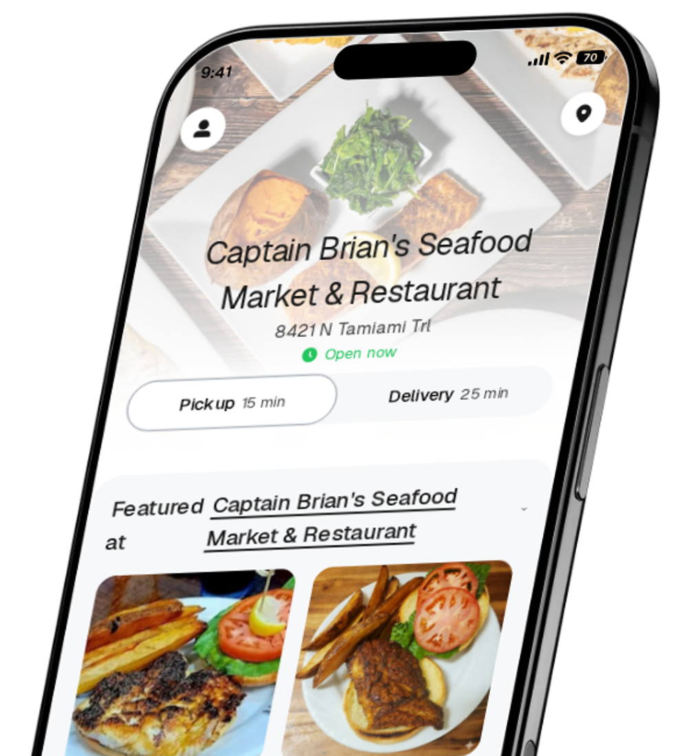 Captain Brian's Seafood Market & Restaurant app preview