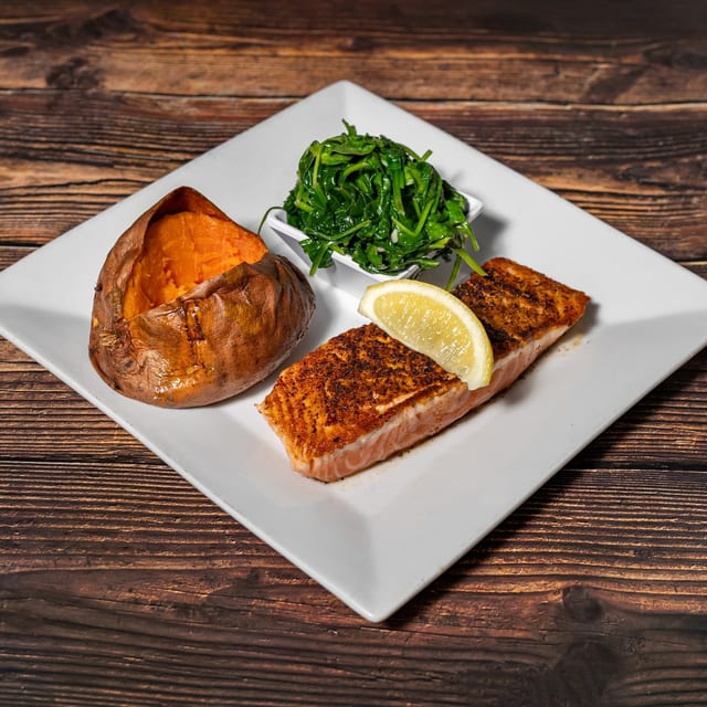 Faroe Islands Salmon Dinner.