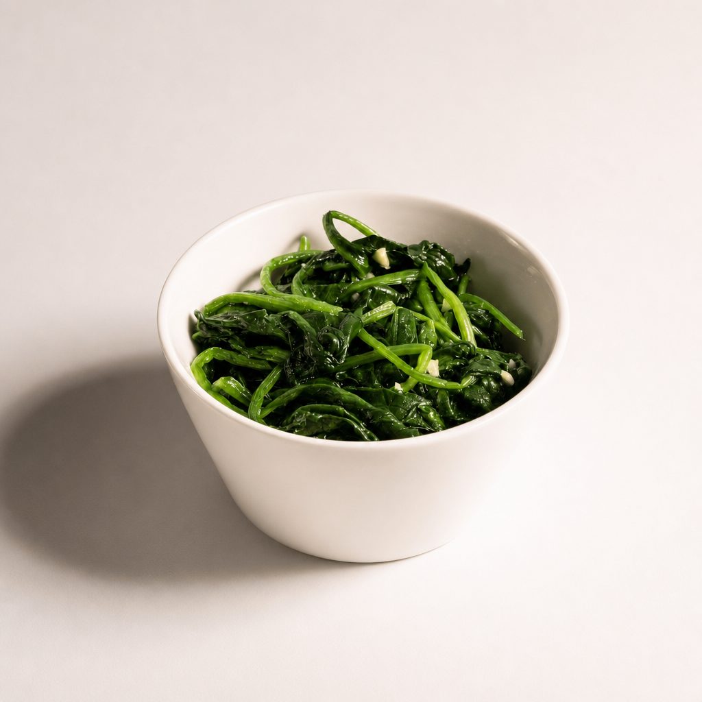 Sautéed Spinach.