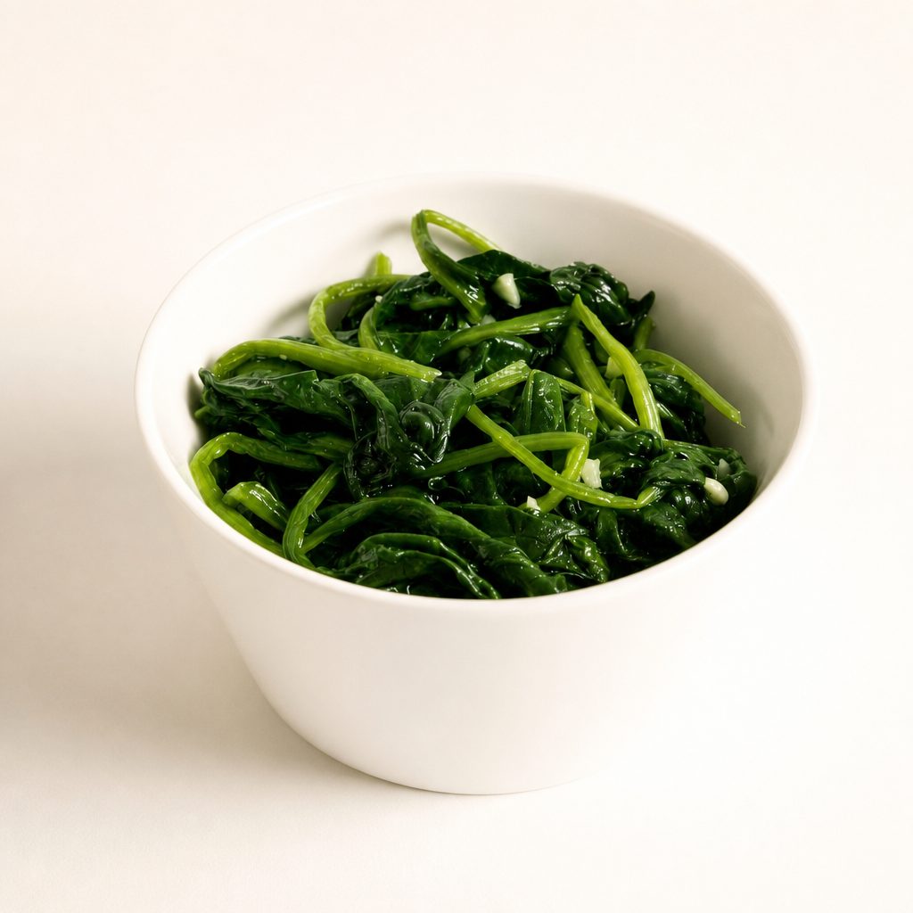 Sautéed Spinach.