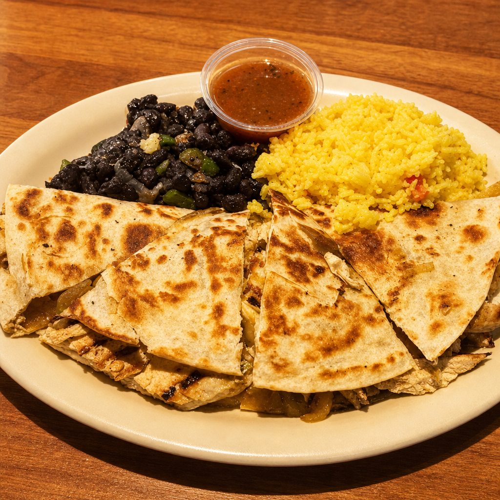 Chicken Quesadilla.